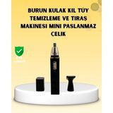 TKÇ Şarjlı Burun ve Kulak Kılı Temizleme Cihazı - Renkli