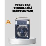 TKÇ Sessiz Çalışan Turbo Fan Güçlü Hava Akışlı Masa Üstü Vantilatör