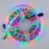 TKÇ Silikonlu Dış Mekan Iç Mekan Rgb Şerit LED Aydınlatma 5 Metre 60 LED Çok Renkli Rgb - Altın