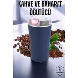 TKÇ Taşınabilir Kahve & Baharat Öğütücü, Kolay Temizlenebilir ve Uzun Ömürlü Paslanmaz Çelik - Renkli