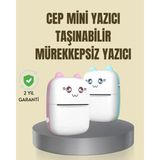 TKÇ Taşınabilir Mini Termal Yazıcı 200 Dpı Bluetooth Bağlantılı
