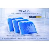 TKÇ Termo Jel 13X13 cm 3 Adet Sıcak Soğuk Kompres Jel Pedi - Beyaz - 2