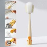 TKÇ Tkcls- 5’i 1 Arada Çok Amaçlı Şişe Temizleme Fırçası – Sürahi, Kavanoz, Pipet, Kapak, E - Renkli