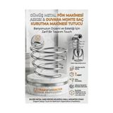 TKÇ Tkcls- Gümüş Metal Fön Makinesi Askısı Duvara Monte Saç Kurutma Makinesi Tutucu 719681 - Çok Renkli