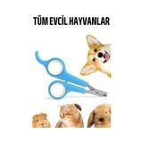 TKÇ Tkcls- Kedi Tırnak Makası Evcil Hayvan Köpek Tavşan Tırnak Makası - Çok Renkli