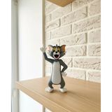 TKÇ Tom Kedi Biblo 22 cm Hediyelik Dekoratif Ev Ofis Aksesuarı - Renkli
