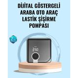 TKÇ Type-C Şarj Girişli Taşınabilir Elektrikli Hava Pompası - Renkli