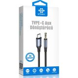 TKÇ Type-C To Aux Dönüştürücü Kablo – Usb-C Kulaklık Çevirici Arbaks ARB-514