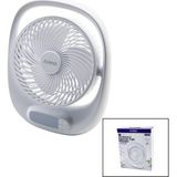 Tkç USB 7 Inç- 20CM Masa Üstü Fan Vantilatör Işıklı 5W 180 Derece 3 Kademe Hız - 3 Pervane S