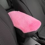 TKÇ Yumuşak Peluş Kol Dayama Kolçak Minderi Şeker Pembe - Beyaz