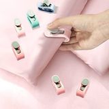 Tkçyt 4 Adet Iğnesiz Yorgan Çarşaf ve Perde Tutucu Sabitleyici Kaydırmaz Örtü Düzenleyici K - 10 x 10 cm