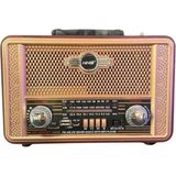 Tkçyt Retro, Nostaljik, Ahşap Tasarım Bluetooth Hoparlörlü, Şarjlı, Taşınabilir Otantik Tas