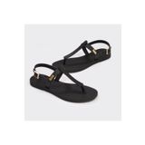 Tkees Kadın Siyah Parmak Arası Plaj Sandalet TK-P101, Siyah, 39
