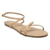 Tkees TK-8006 Krem Kadın Sandalet