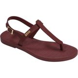 Tkees TP101 Kadın Bordo Renk Günlük Havuz Plaj Parmak Arası Sandalet