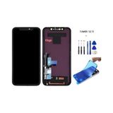 Tkgz - Apple Uyumlu iPhone Xr Lcd Ekran Dokunmatik Gx Marka + Tamir Seti + Toz Bantı siyah