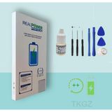 Tkgz - Genaral Mobile Gm 21 Pro - Batarya Pil Sıfır Güçlendirilmiş + Tamir Seti + B-7000 - Realpower