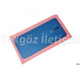 Tkgz Huawei Mate 20 Lite Arka Pil Batarya Kapagi (Cam Kamera Lensı) Mavı