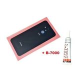Tkgz Huawei Mate 20 Lite Arka Pil Batarya Kapagi ( Lenslı Cam) (B-7000) Sıyah