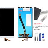 Tkgz - Huawei Uyumlu Mate 10 Lite Lcd Ekran Dokunmatik -A- Kalite Beyaz + B-7000 + Tamir Seti