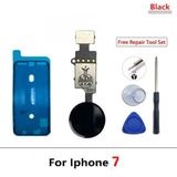 Tkgz İphone 7 Home Tusu Toz Batni Tamir Seti Tikim Sıyah