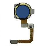 Tkgz Oppo Realme C15 Parmak İzi Okuyucu Flex Mavi