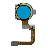 Tkgz Oppo Realme C3 Parmak İzi Okuyucu Flex Mavi