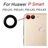 Tkgz - P Smart 2018 Arka Kamera Camı Lens Yapışkanlı