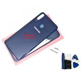 Tkgz Samsung Galaxy A20s Full Orj Kasa Arka Pil Batarya Kapagi (Tamır Setı) Mavı