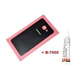 Tkgz Samsung Galaxy A7 2016 (A710) Arka Pil Batarya Kapagi (Cam+B-7000) Sıyah