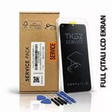 Tkgz - Samsung Galaxy A72 - Sm-A725 İle Uyumlu Lcd Ekran Dokunmatik Servıce Pack Lcd Mavi Full Çıtalı + Tamir Kiti