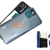 Tkgz Xiaomi Redmi Note 10 (4G) Full Orj Kasa Arka Pil Batarya Kapagi (Tamır Setı) Sıyah