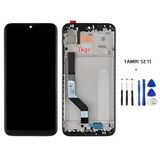 Tkgz - Xiaomi Redmi Note 7 Lcd Ekran Dokunmatik Siyah Full Çıtalı + Tamir Kiti