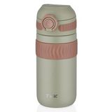 Tkk 450 Ml Yesil Cocuk Ve Yetiskin Paslanmaz Celik Termos Matara - Kahve Termosu