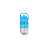 TKK 550ml Cool Silikon Gövde Yumuşak Pipetli Çocuk Matarası (Açık Mavi)