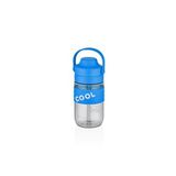 TKK 550ml Cool Silikon Gövde Yumuşak Pipetli Çocuk Matarası (Mavi)