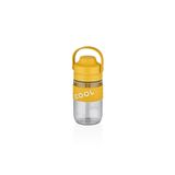 TKK 550ml Cool Silikon Gövde Yumuşak Pipetli Çocuk Matarası (Sarı)
