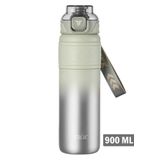 TKK 900 ML Çelik Termos Çift Kullanım Pipetli/Rahat İçim -12/24 Sıcak-Soğuk- Yalıtım -TKK2025900ML