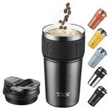 Tkk Celik Termos Kahve Ve Cay Mug 630 Ml Celik Termos Mug (Karisik Renk 1 Adet)
