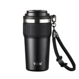Tkk Celik Termos Mug 630Ml Mat Siyah