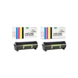 Tkprint Lexmark Mx812dxe Mx812dtfe 62D5h00 Siyah 2 Adet 25000 Sayfa Muadil Toner