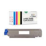 Tkprint Oki C801 44643007 Mavi Muadil Toner 7300 Sayfa C821