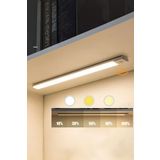 Tktoptan Akıllı Hareket Sensörlü 3 Işık Modlu Lamba Dolap Mutfak Işığı - 40 Led - 40 Cm Usbli-Şarj