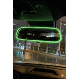 TKY Tasarımı Kendin Yap TKY Fosforlu Sarı Renkli Dikiz Aynası Koruyucu Çerçeve Dekoratif Silikon Ayna Kılıfı