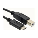 Tkz 7049 3 Metre Type C To USB Yeni Nesil Printer Yazıcı Tarayıcı Ara Bağlantı Kablosu - 1 GB - 00-Siyah - Beyaz - Option-1