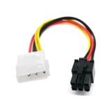 Tkz 7849 Molex 4 Pin 6 Pin Pci-e Dönüştürücü Ekran Kartı Güç Power Kablosu