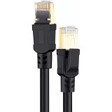 Tkz Lunatic 1352 Cat8 0.5 Metre 40Gbps S/Ftp 2000MHz Yüksek Hızlı 26 AWG kablo, S/Ftp Esnek Korumalı Bükümlü Çift 25/40 Gb/sn RJ45 8P8C Altın Kaplama Cat8 İnternet Kablosu (0.5 METRE CAT8 1352)