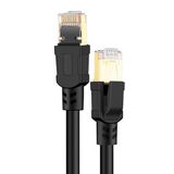 Tkz Lunatic 1752 Cat8 10 Metre 40Gbps S/Ftp 2000MHz Yüksek Hızlı 26 AWG kablo, S/Ftp Esnek Korumalı Bükümlü Çift 25/40 Gb/sn RJ45 8P8C Altın Kaplama Cat8 İnternet Kablosu (10 METRE CAT8 1752)