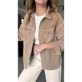 Tlg Giyim Kadın Cep Detay Gabardin Ceket - XL - 2XL