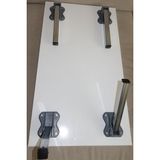 Tlg Katlanır Metal Sofra Ayağı 20 cm Masa Ayak 4 Adet Metal Ayak Paslanmaz Krom Kaplama
